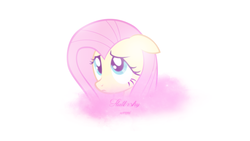 Size: 1920x1080 | Tagged: safe, artist:claritea, artist:officialapocalyptic, fluttershy, g4, blurry, female, simple, simple background, solo, vector, wallpaper