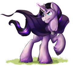 Size: 1600x1400 | Tagged: safe, artist:rainbowscreen, oc, oc only, oc:ohnine, pony, unicorn, cape, clothes, male, solo, stallion, unshorn fetlocks