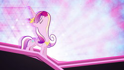 Size: 1920x1080 | Tagged: safe, artist:divideddemensions, artist:redpandapony, princess cadance, g4, female, solo, vector, wallpaper