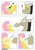 Size: 2480x3507 | Tagged: safe, artist:tairedfox, discord, fluttershy, draconequus, pony, g4, blushing, comic, discord being discord, female, fetish, flutterprey, heart, high res, imminent vore, kissing, male, mare, predcord, ship:discoshy, shipping, straight, surprised, wide eyes