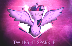 Size: 2500x1600 | Tagged: safe, artist:sirius-sdz, artist:sprakle, twilight sparkle, alicorn, pony, g4, female, mare, solo, twilight sparkle (alicorn), vector, wallpaper