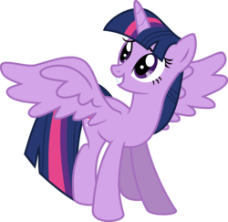 Size: 7000x6816 | Tagged: safe, artist:kamyk962, twilight sparkle, alicorn, pony, g4, magical mystery cure, absurd resolution, female, mare, simple background, solo, spread wings, transparent background, twilight sparkle (alicorn), vector, wings