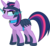 Size: 3228x3000 | Tagged: safe, artist:ruinedomega, twilight sparkle, pony, unicorn, g4, alternate hairstyle, alternate universe, armor, corrupted, corrupted twilight sparkle, dark magic, female, high res, magic, mare, ponyscape, simple background, solo, sombra eyes, standing, transparent background, unicorn twilight, vector