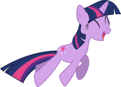 Size: 10001x7144 | Tagged: safe, artist:starshinecelestalis, twilight sparkle, pony, unicorn, g4, .svg available, absurd resolution, cute, excited, eyes closed, female, happy, jumping, mare, open mouth, pronking, simple background, smiling, solo, transparent background, twiabetes, unicorn twilight, vector, yes, yes yes yes