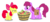 Size: 4000x1732 | Tagged: safe, artist:theimortalis42, apple bloom, berry punch, berryshine, g4, apple, bucket, glare, saddle bag, simple background, transparent background, vector