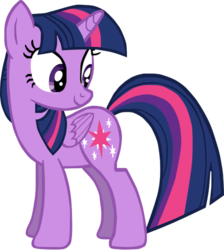 Size: 1891x2112 | Tagged: safe, artist:flutterflyraptor, twilight sparkle, alicorn, pony, g4, female, mare, simple background, solo, transparent background, twilight sparkle (alicorn), vector