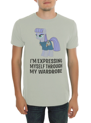 Size: 1360x1836 | Tagged: safe, maud pie, human, g4, official, clothes, hot topic, irl, irl human, merchandise, photo, shirt, solo