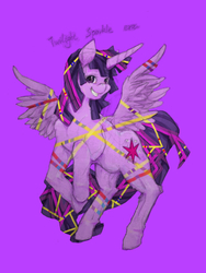 Size: 580x773 | Tagged: safe, artist:jidai, twilight sparkle, alicorn, pony, g4, female, mare, pixiv, solo, twilight sparkle (alicorn)