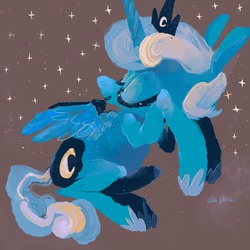 Size: 1200x1200 | Tagged: safe, artist:cutebrows, princess luna, g4, female, solo