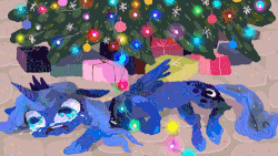 Size: 500x281 | Tagged: safe, artist:cutebrows, princess luna, mare-y nyxmas, wish list (song), g4, =(, animated, cats millionaire, female, sad, solo
