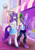 Size: 2480x3508 | Tagged: safe, artist:seer45, rarity, spike, dragon, unicorn, anthro, g4, bags, date, female, high res, horn, male, older, older spike, ship:sparity, shipping, spikelove, straight, teenage spike, teenaged dragon, teenager