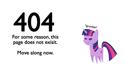 Size: 1366x768 | Tagged: safe, artist:flamingo1986, twilight sparkle, g4, annoyed, error message, female, pointy ponies, solo