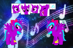 Size: 1056x692 | Tagged: safe, artist:paige-the-unicorn, artist:selenaede, oc, oc only, oc:songbook, alicorn, pony, alicorn oc, base used, solo