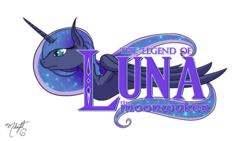 Size: 1280x720 | Tagged: safe, artist:midnightsix3, princess luna, lunadoodle, g4, female, solo, the legend of zelda