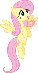 Size: 5000x9535 | Tagged: safe, artist:vulthuryol00, fluttershy, g4, twilight's kingdom, absurd resolution, female, flying, legs together, simple background, solo, transparent background, vector