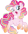 Size: 490x596 | Tagged: safe, artist:chii---chan, pinkie pie, g4, female, rainbow power, solo