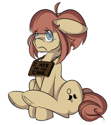 Size: 1156x1304 | Tagged: safe, artist:rubyrue, oc, oc only, oc:rubyrue, pony shaming, sad, shame, shaming, solo