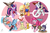 Size: 1599x1043 | Tagged: safe, artist:jorobro, angel bunny, applejack, boulder (g4), fluttershy, gummy, maud pie, opalescence, owlowiscious, pinkie pie, rainbow dash, rarity, tank, twilight sparkle, winona, alicorn, pony, g4, female, helix fossil, lord helix, mane six, mare, pokémon, twilight sparkle (alicorn), twitch plays pokémon