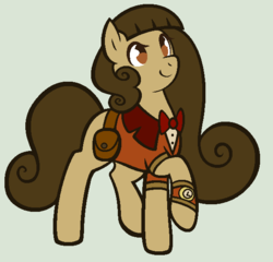 Size: 591x568 | Tagged: safe, artist:son-of-an-assbutt, oc, oc only, oc:clockwise, earth pony, pony, female, mare, solo