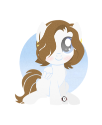 Size: 1594x1947 | Tagged: safe, artist:sugarstitch, oc, oc only, oc:bee chalke, pegasus, pony, blushing, earring, female, mare, solo, watch