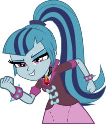 Size: 5000x5832 | Tagged: safe, artist:lunabubble-ede96, sonata dusk, equestria girls, g4, my little pony equestria girls: rainbow rocks, absurd resolution, female, gem, high ponytail, long hair, ponytail, simple background, siren gem, solo, transparent background, vector