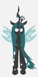 Size: 1936x3872 | Tagged: dead source, safe, artist:angiegehtsteil, queen chrysalis, changeling, changeling queen, g4, crossover, female, solo, south park, style emulation