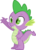 Size: 10000x13946 | Tagged: safe, artist:glessmlp, spike, g4, absurd resolution, male, simple background, smiling, solo, waving