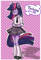 Size: 1121x1639 | Tagged: safe, artist:chiakitasso, twilight sparkle, anthro, g4