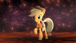 Size: 1920x1080 | Tagged: safe, artist:fire-d-brony540, artist:maetrome, applejack, g4, 3d, female, solo