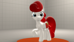 Size: 1280x720 | Tagged: safe, oc, oc only, oc:strawberry sundae, earth pony, pony, 3d, solo, source filmmaker, stage.bsp