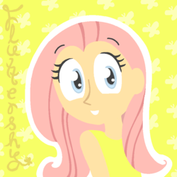 Size: 750x750 | Tagged: safe, artist:flufflake, fluttershy, human, g4, female, humanized, solo