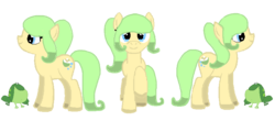 Size: 759x363 | Tagged: safe, artist:xxoffonatangentxx, oc, oc only, earth pony, frog, pony, reference sheet, simple background, transparent background, unshorn fetlocks