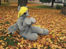 Size: 1600x1200 | Tagged: safe, artist:tinderboxer, derpy hooves, human, g4, cosplay, fursuit, irl, irl human, photo