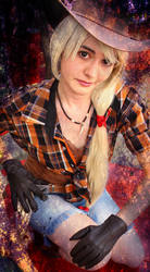 Size: 436x789 | Tagged: safe, artist:concessit, applejack, human, g4, cosplay, irl, irl human, photo