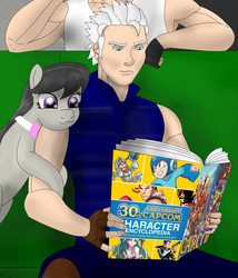 Size: 2217x2594 | Tagged: safe, octavia melody, g4, :3, capcom, devil may cry, devil may cry 3, exploitable meme, high res, meme, vergil (devil may cry), vergil's book