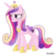 Size: 4000x4000 | Tagged: safe, artist:mixiepie, artist:proenix, princess cadance, alicorn, pony, g4, concave belly, female, mare, simple background, slender, solo, swapped cutie marks, thin, transparent background, vector