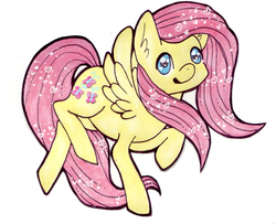 Size: 500x406 | Tagged: safe, artist:plagioclasefeldspar, fluttershy, g4, female, solo