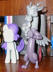 Size: 389x534 | Tagged: safe, discord, rarity, g4, figure, funko, prototype, toy