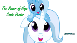 Size: 1920x1080 | Tagged: safe, artist:darkwolfmx, idw, trixie, oc, oc:rayne lulamoon, oc:trixie's mom, pony, unicorn, g4, cute, diatrixes, duo, female, filly, filly trixie, floppy ears, happy, horn, like mother like daughter, like parent like child, mother and daughter, open mouth, ponies riding ponies, pony hat, riding, simple background, smiling, transparent background, trixie riding rayne, unicorn oc