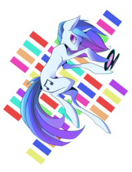 Size: 3343x4357 | Tagged: safe, artist:pon-ee, dj pon-3, vinyl scratch, g4, female, high res, skinny, solo, thin