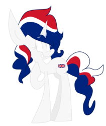 Size: 1024x1215 | Tagged: safe, artist:dizzee-toaster, oc, oc only, britain, nation ponies, solo, union jack