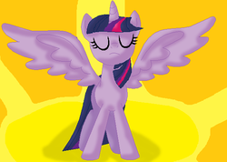 Size: 569x405 | Tagged: safe, artist:mojo1985, twilight sparkle, alicorn, pony, g4, female, solo, twilight sparkle (alicorn)