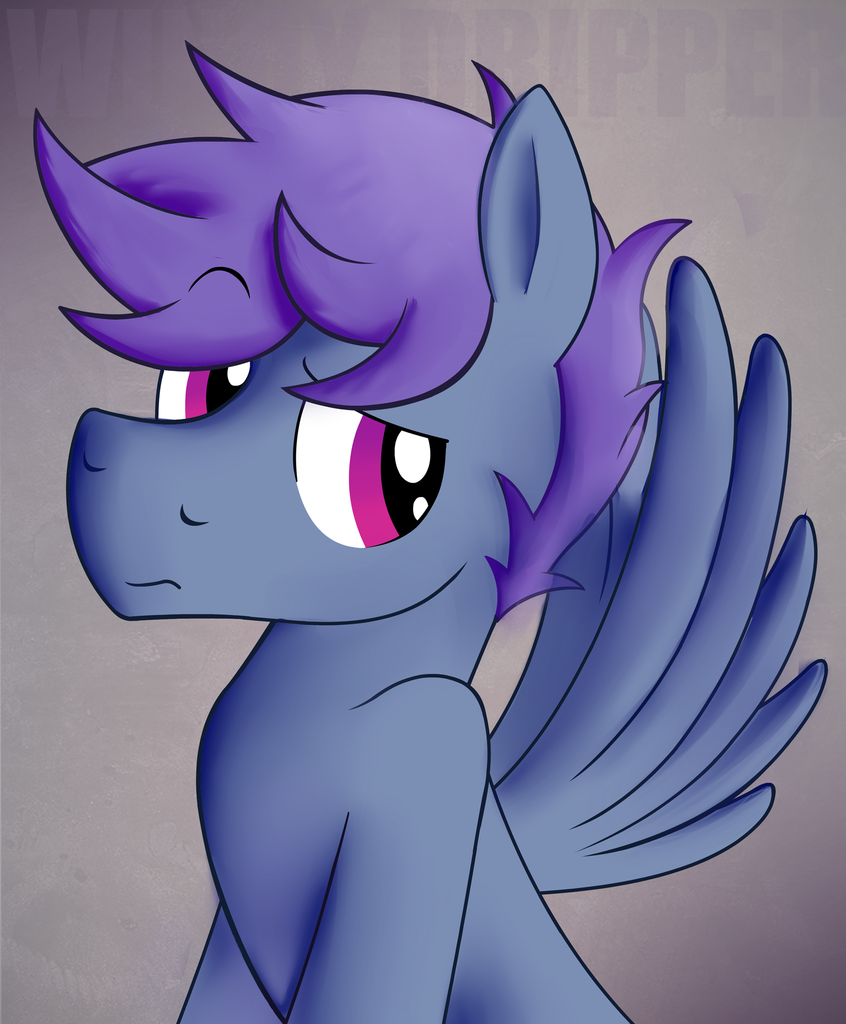 696802 Safe Artist Dripponi Oc Oc Only Oc Windy Dripper Pegasus