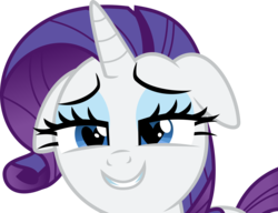 Size: 4840x3711 | Tagged: safe, artist:missbeigepony, rarity, pony, g4, simple ways, bedroom eyes, female, floppy ears, grin, heart eyes, simple background, smiling, solo, transparent background, vector, wingding eyes