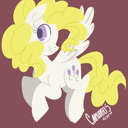 Size: 1263x1263 | Tagged: safe, artist:carranzis, surprise, pegasus, pony, g1, g4, colored pupils, female, g1 to g4, generation leap, profile, solo