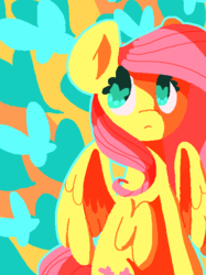 Size: 509x681 | Tagged: safe, artist:paintrolleire, fluttershy, g4, female, solo