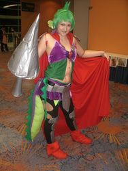 Size: 3000x4000 | Tagged: safe, spike, human, g4, belly button, cosplay, irl, irl human, midriff, photo