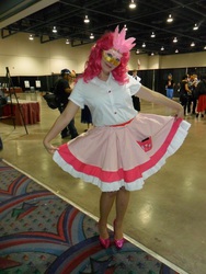 Size: 3000x4000 | Tagged: safe, pinkie pie, human, g4, cosplay, high heels, irl, irl human, photo, shoes