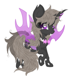 Size: 2500x2700 | Tagged: safe, artist:law44444, octavia melody, changeling, g4, changelingified, female, high res, purple changeling, solo