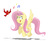 Size: 3606x2926 | Tagged: safe, artist:dahhez, fluttershy, bird, g4, female, high res, solo